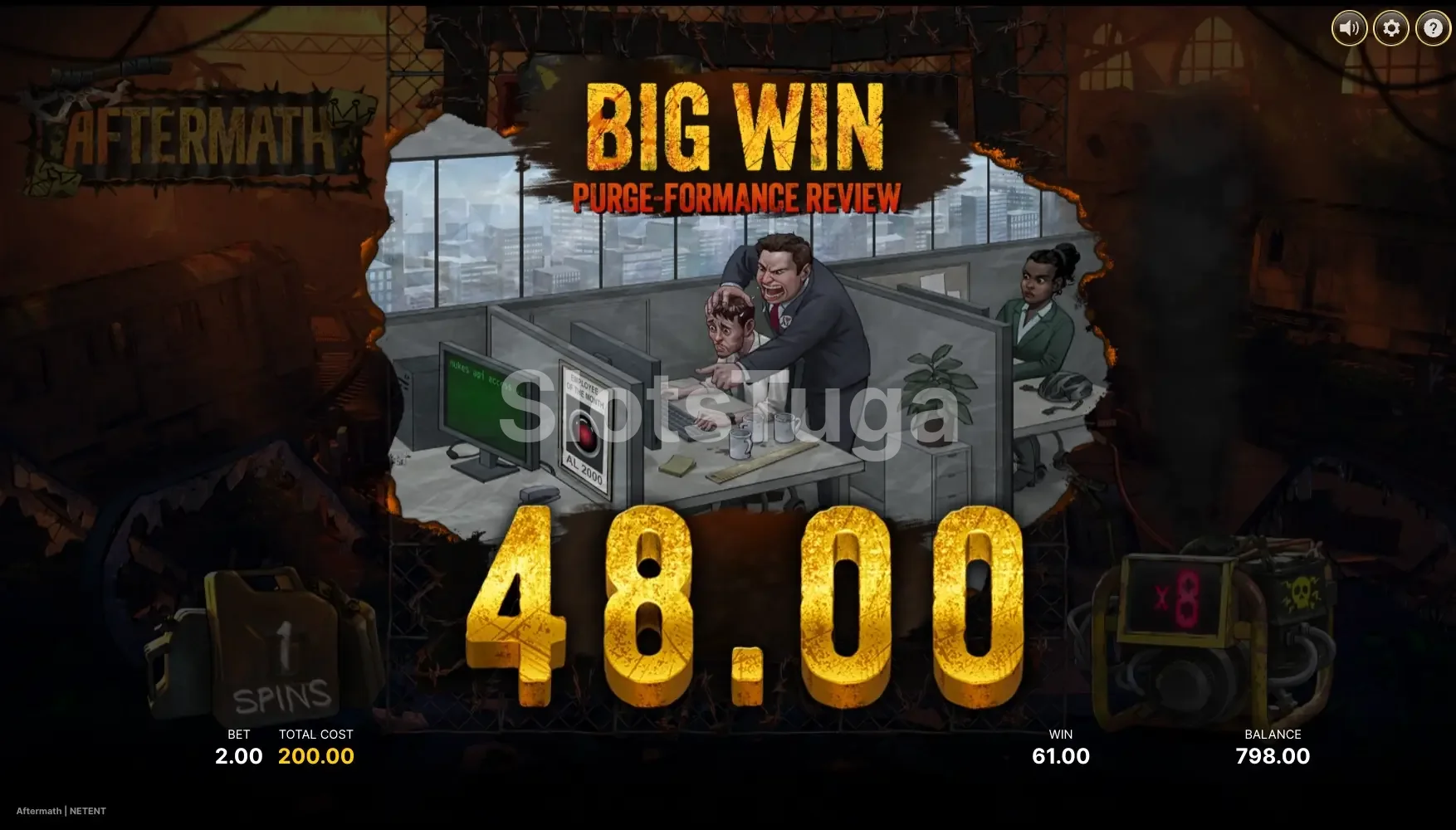 Resultado elevado registado em Aftermath