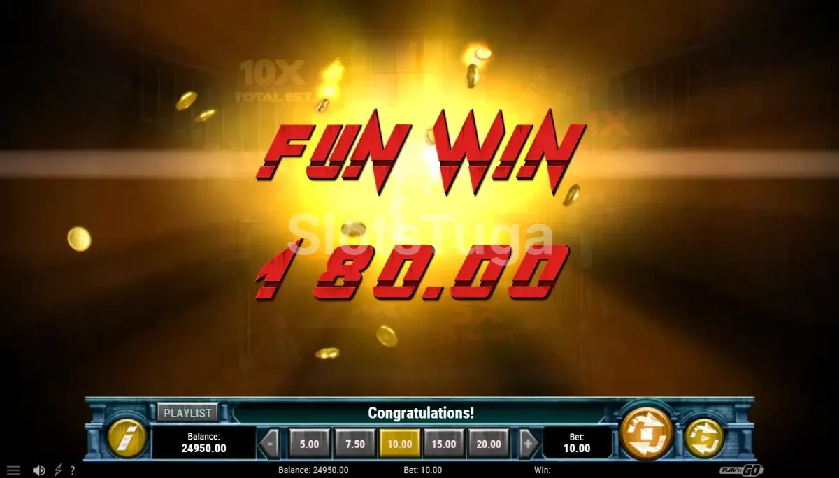 Big win na slot Annihilator com wilds expandidos e prêmio expressivo na tela
