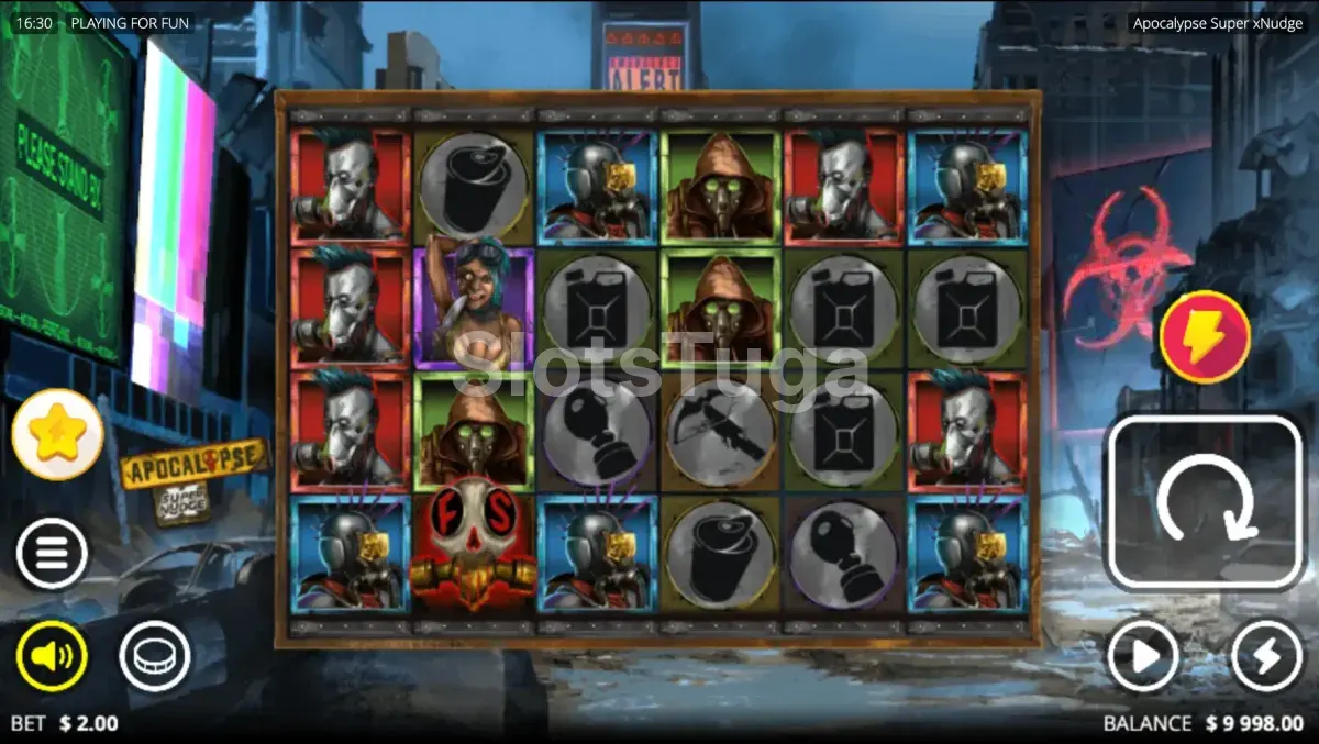 Jogo base da slot Apocalypse da Nolimit City