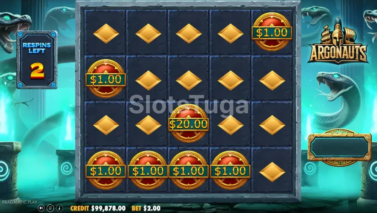 Rodadas grátis em andamento no slot Argonauts Pragmatic Play
