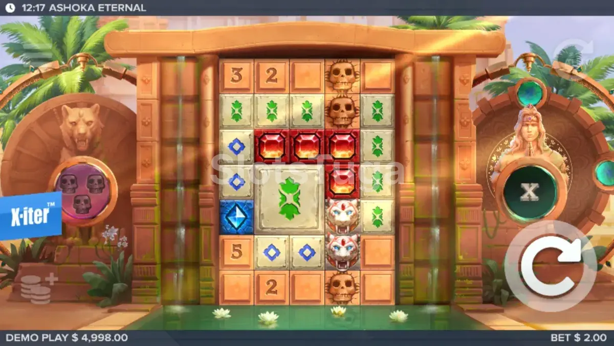 Jogo base do Ashoka Eternal com grid expansível