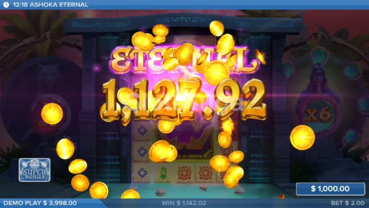 Grande vitória no Ashoka Eternal com multiplicador global