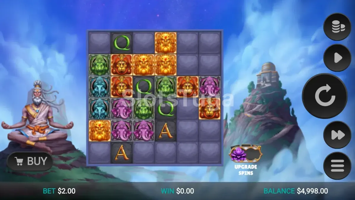 Jogo base da slot Aura God da Relax Gaming