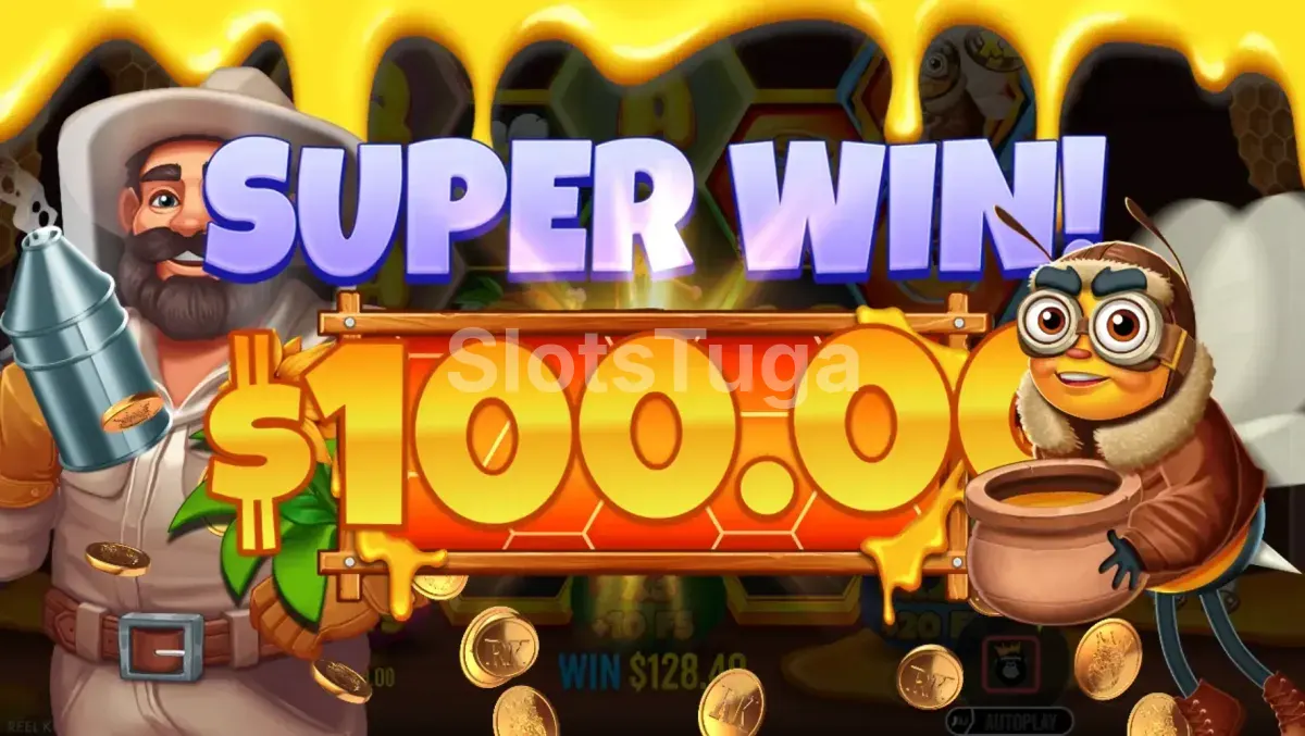 Grande vitória no Bee Keeper com multiplicadores máximos ativados