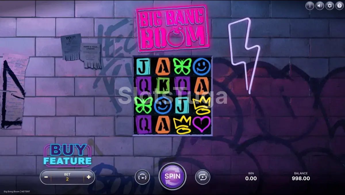 Jogo base da Big Bang Boom com grid 4x4