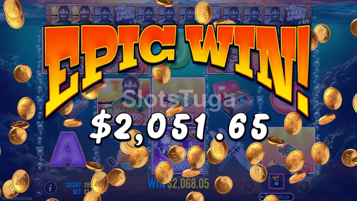 Big win na Big Bass Bonanza 1000 com ganho expressivo na tela