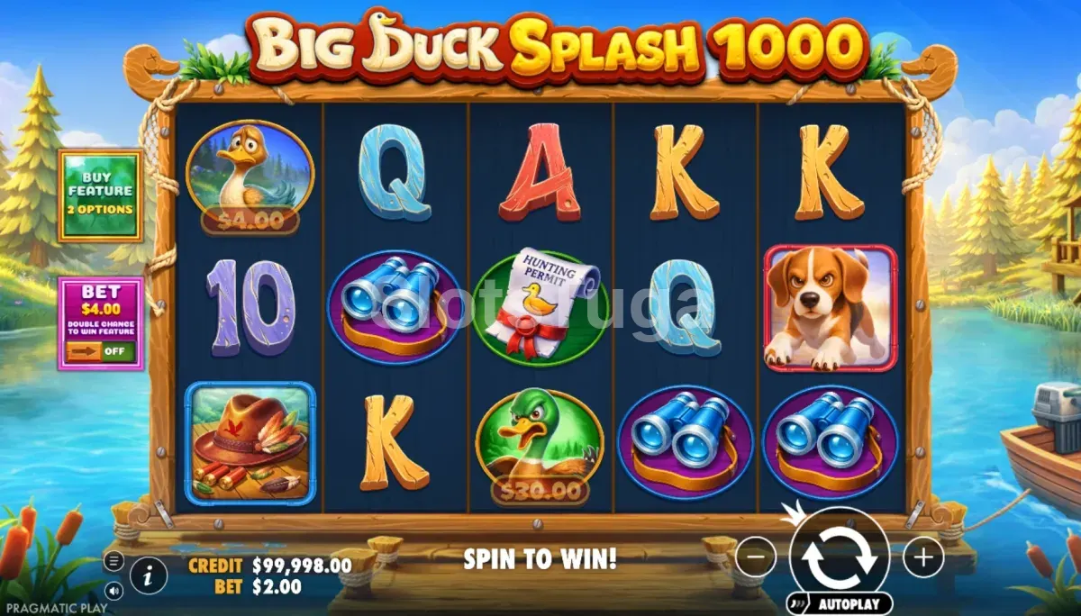 Jogo base da Big Duck Splash 1000