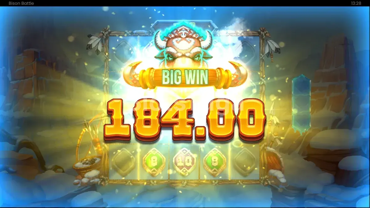 Grande vitória na Bison Battle com multiplicadores altíssimos