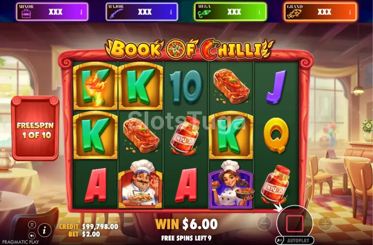 Rodadas grátis de Book of Chilli, Big Bass Jackpot Bonanza com o símbolo expansível activo