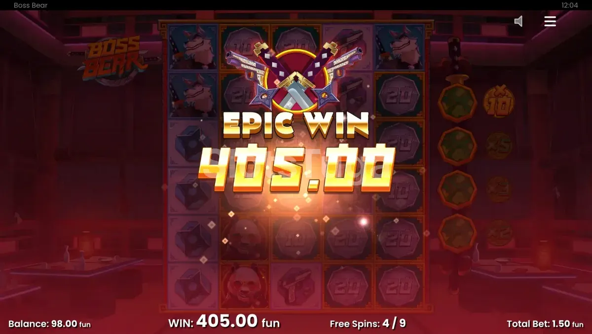 Grande vitória impressionante no Boss Bear