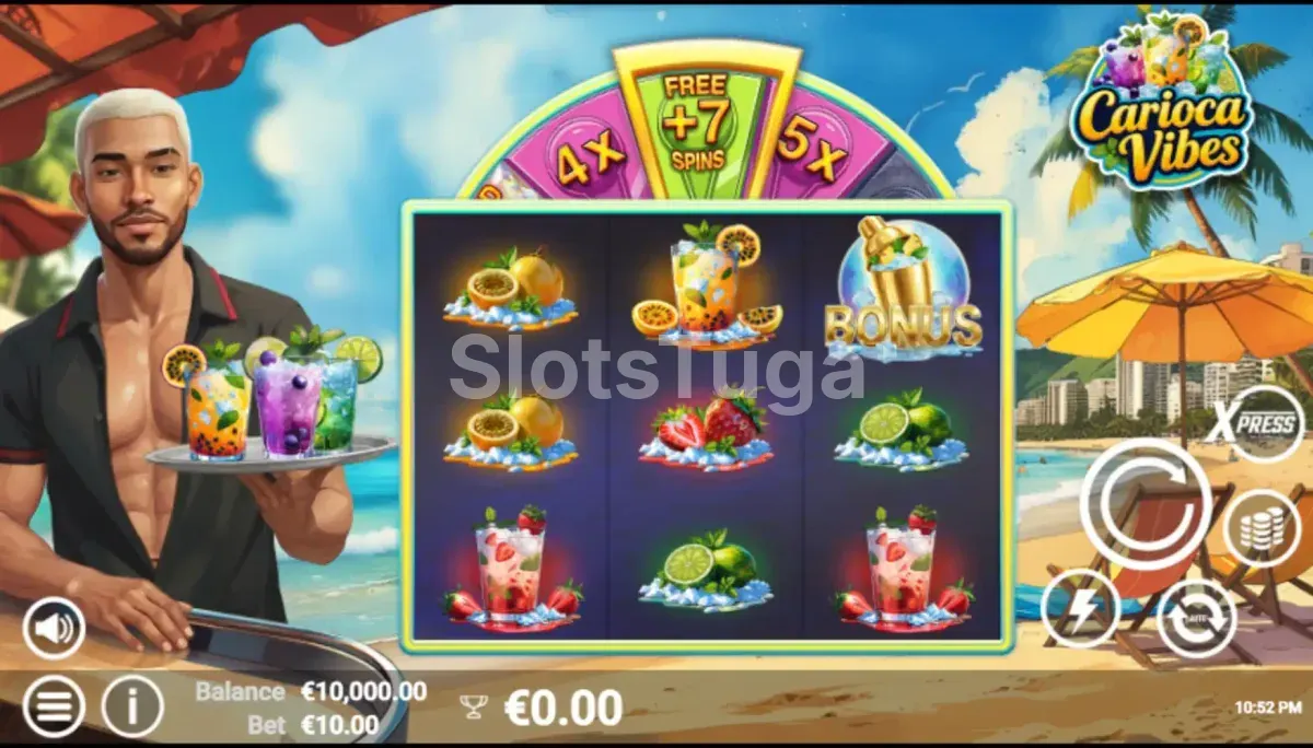 Jogo base da Carioca Vibes com os rouleaux coloridos