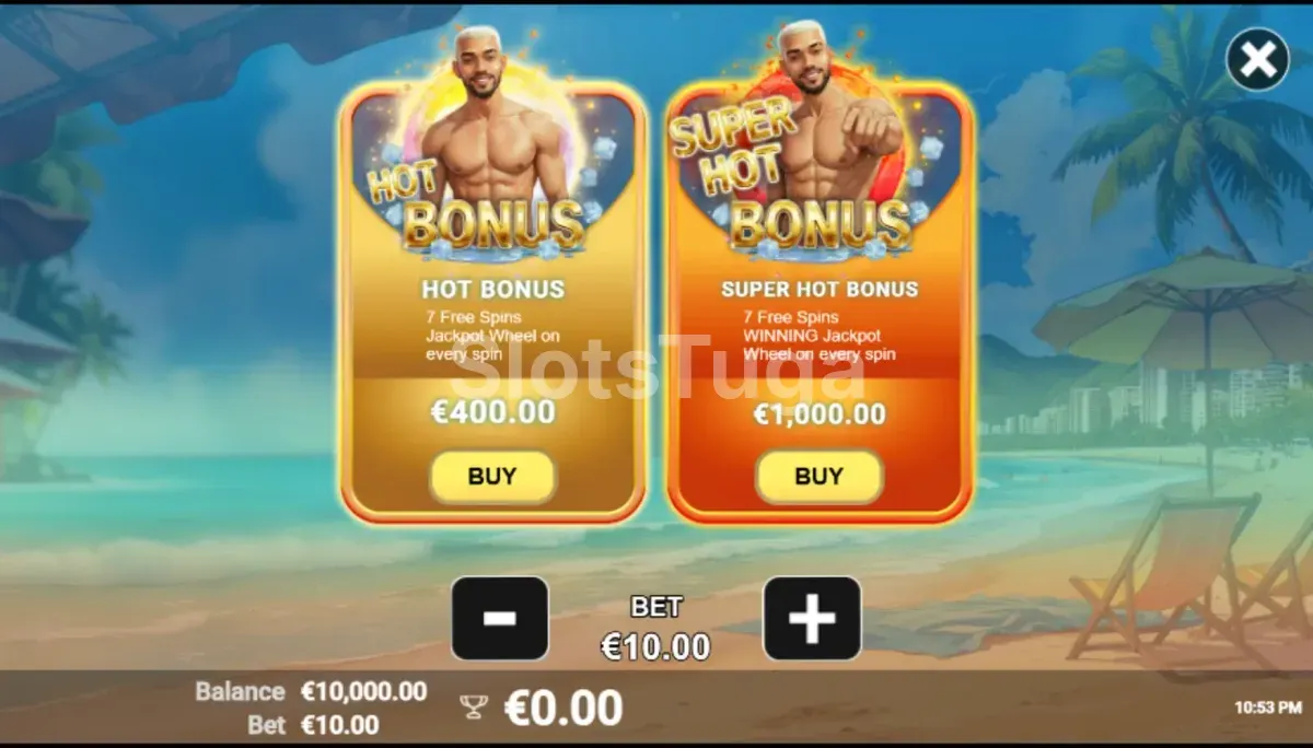 Tela de compra de bônus na Carioca Vibes
