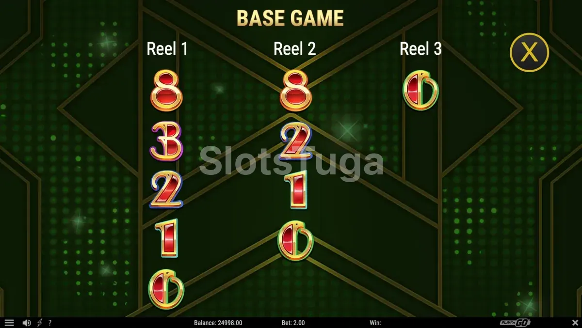 Tabela de pagamentos do Cashin' Joker mostrando os multiplicadores