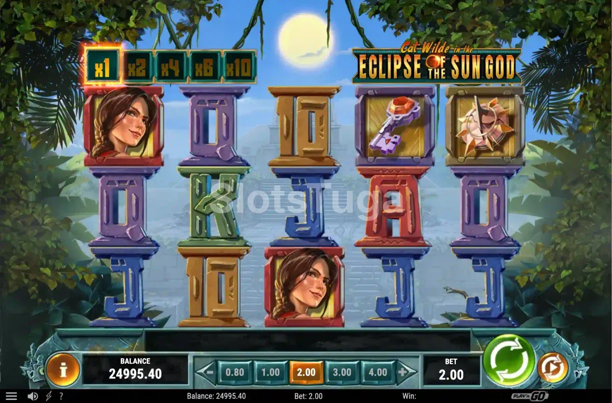 Segunda tela do jogo base da Cat Wilde in the Eclipse of the Sun God