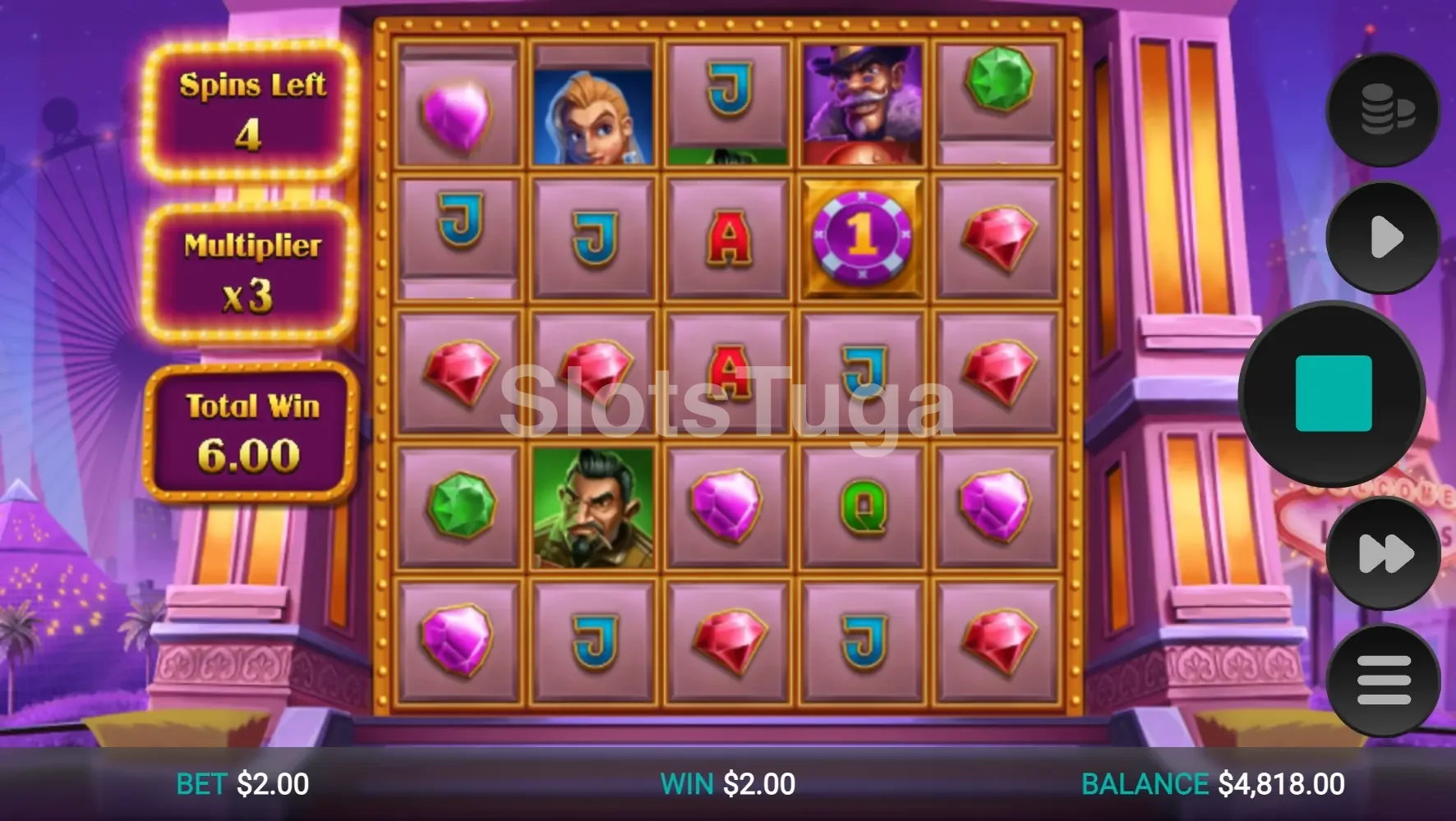 Rodada de giros grátis em andamento no Chip Spin