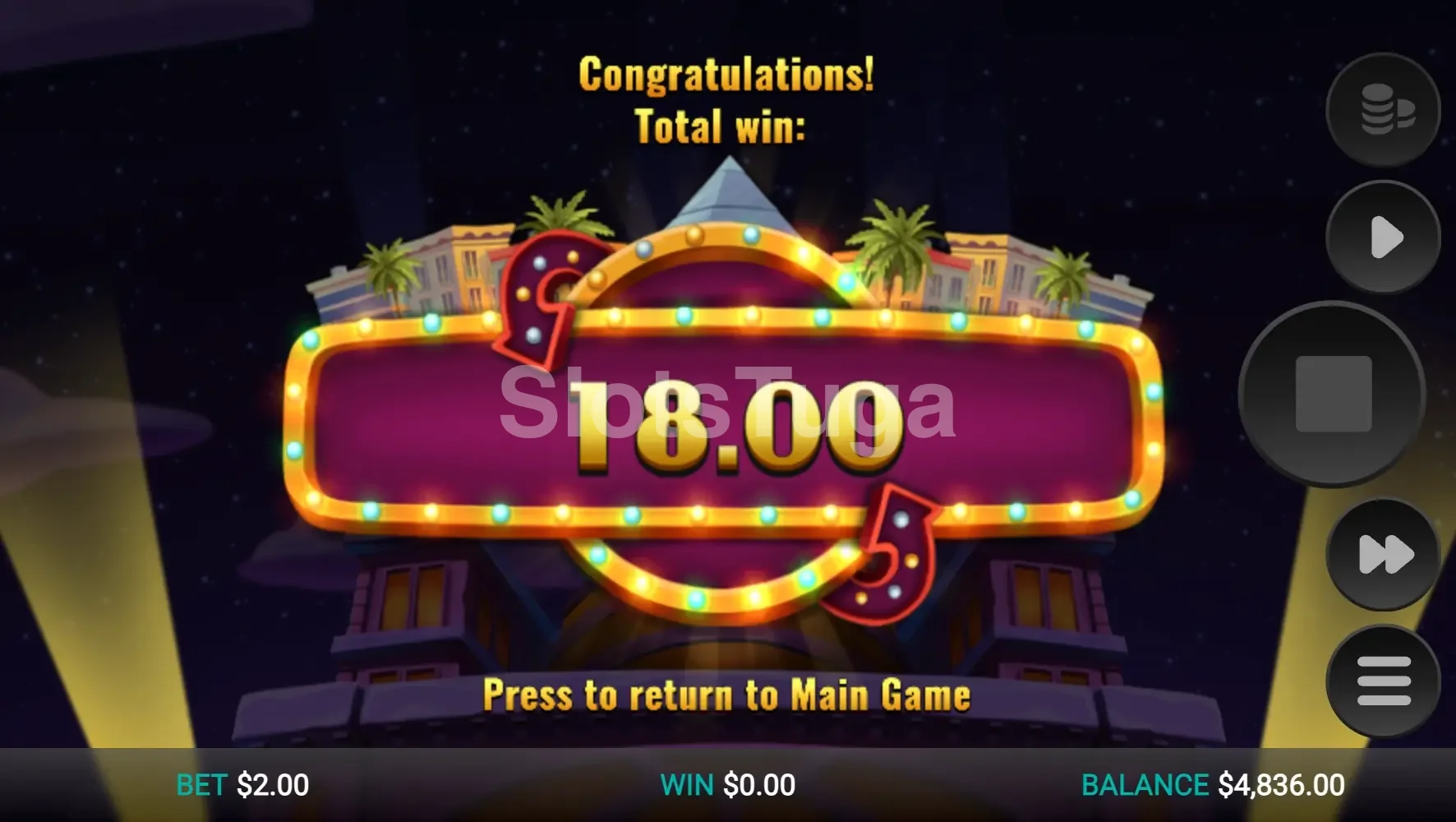 Grande vitória registrada no Chip Spin durante rodada bônus