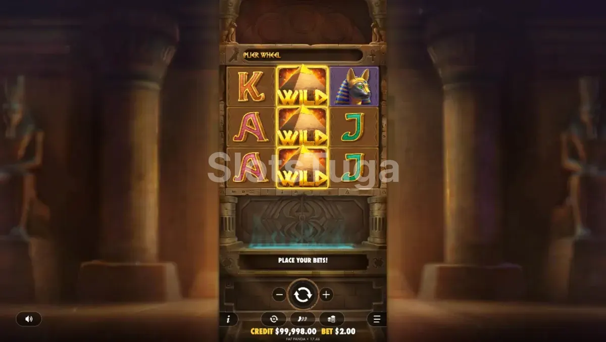 Tela principal do jogo Code of Cairo com os rolos egípcios