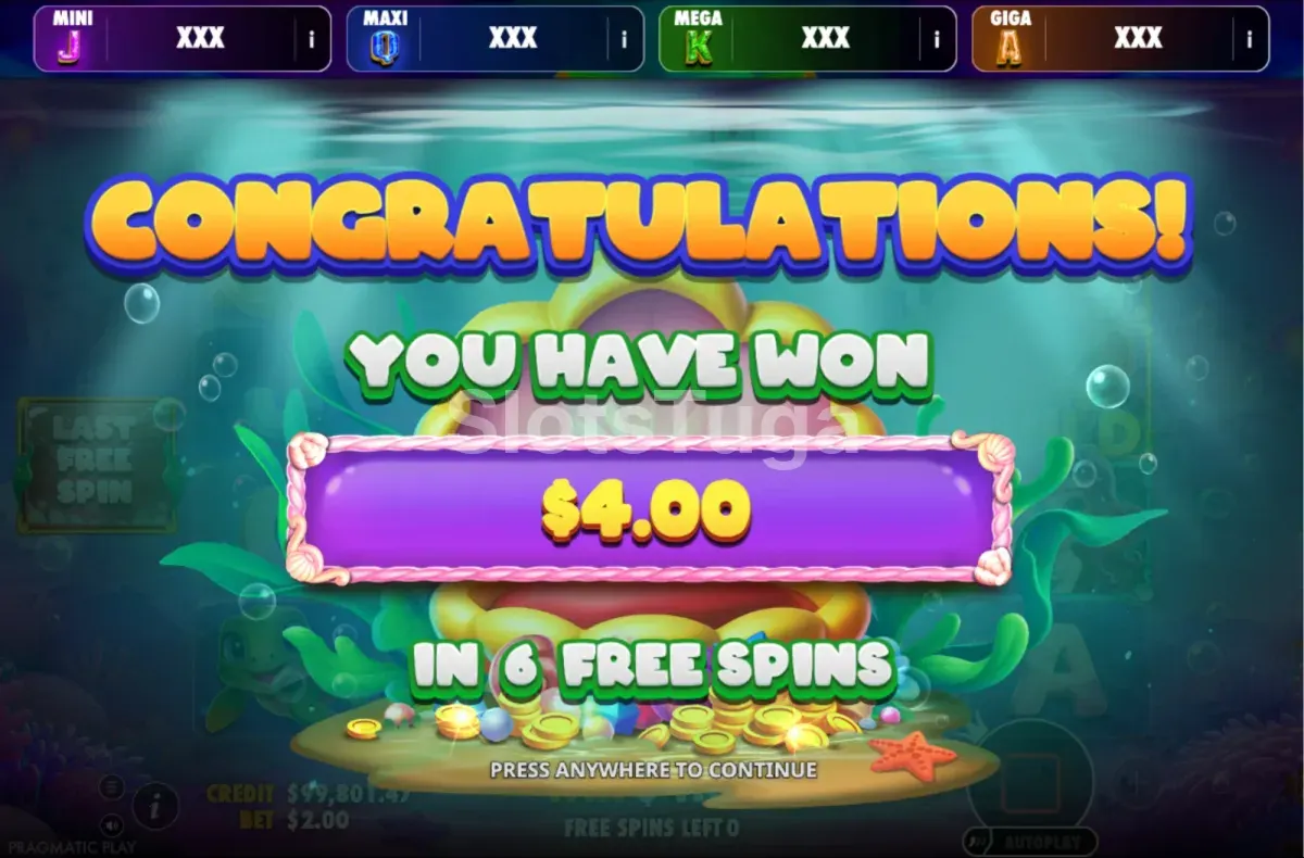 Grande ganho em Coral Queen Oranje Jackpot com rolos cobertos de Wilds