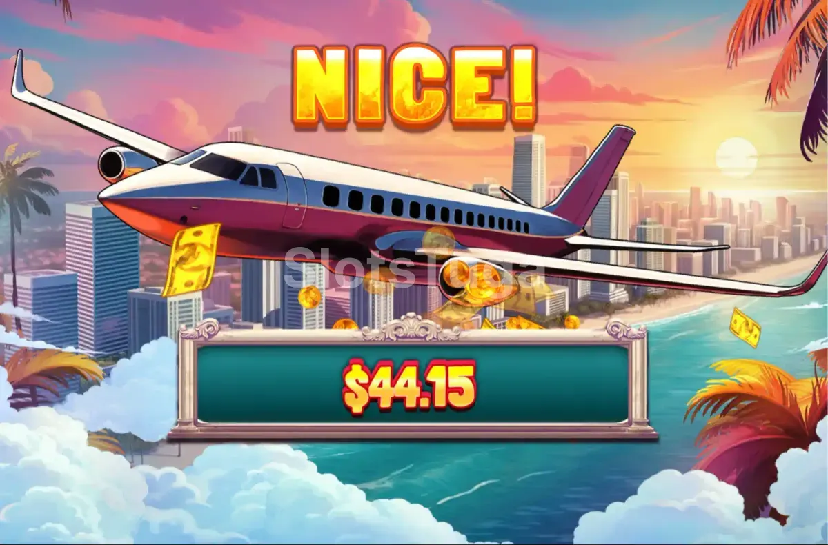 Tela de grande ganho na slot Cult com multiplicador alto