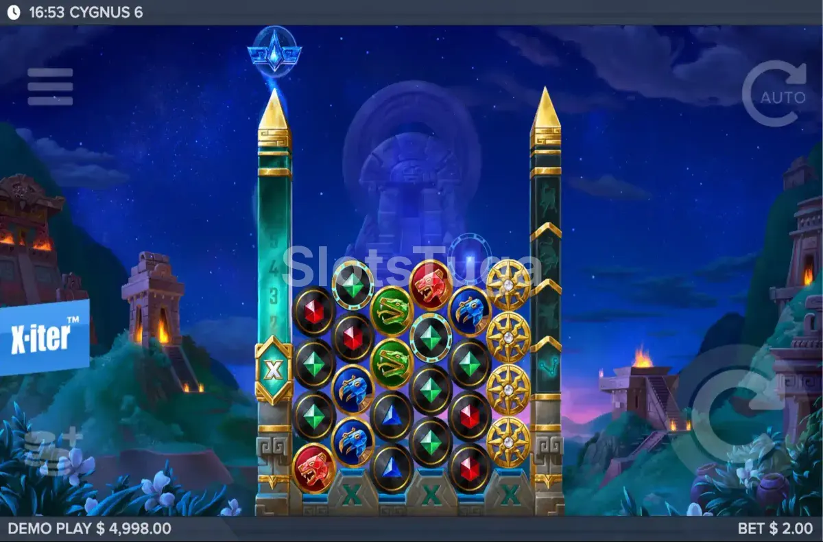 Tela principal do jogo base Cygnus 6