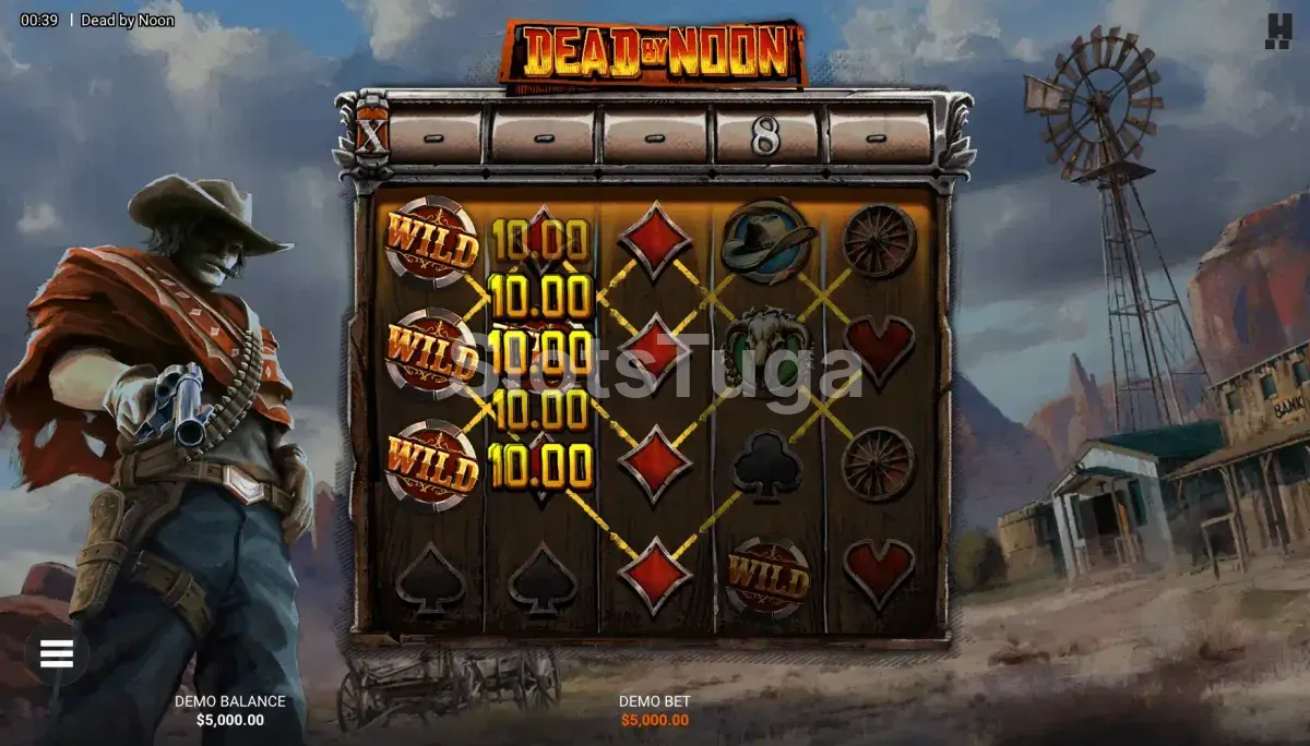 Grande vitória na Dead By Noon com multiplicadores ativos