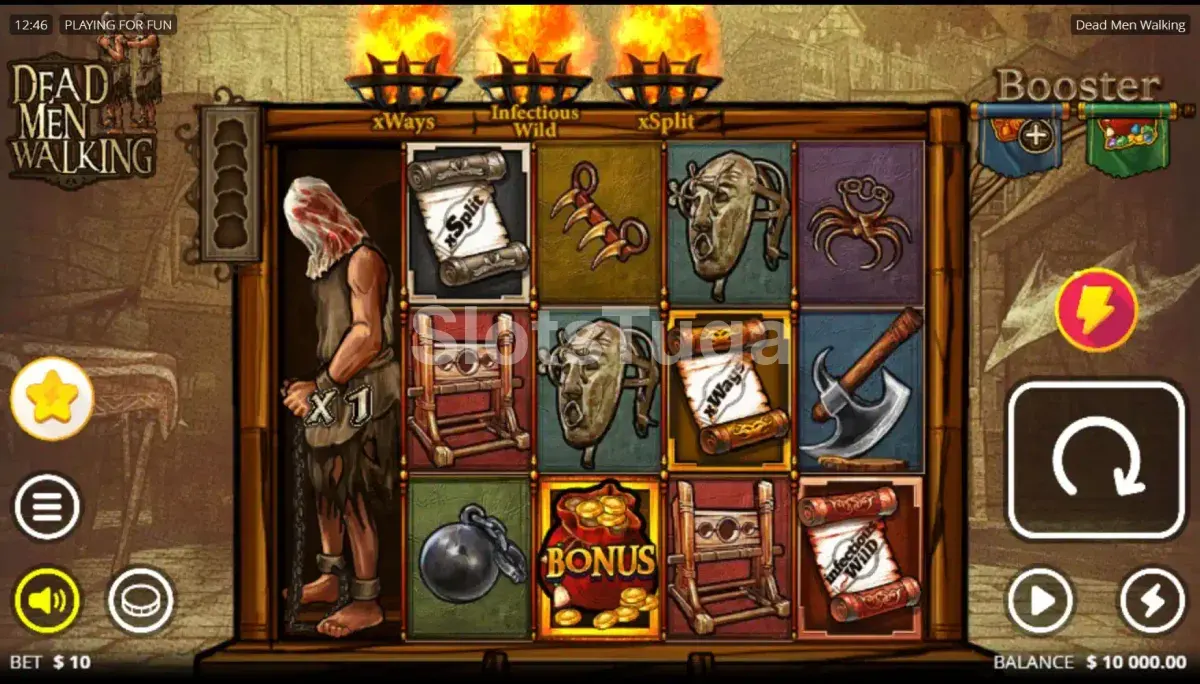 Jogo base da slot Dead Men Walking da Nolimit City