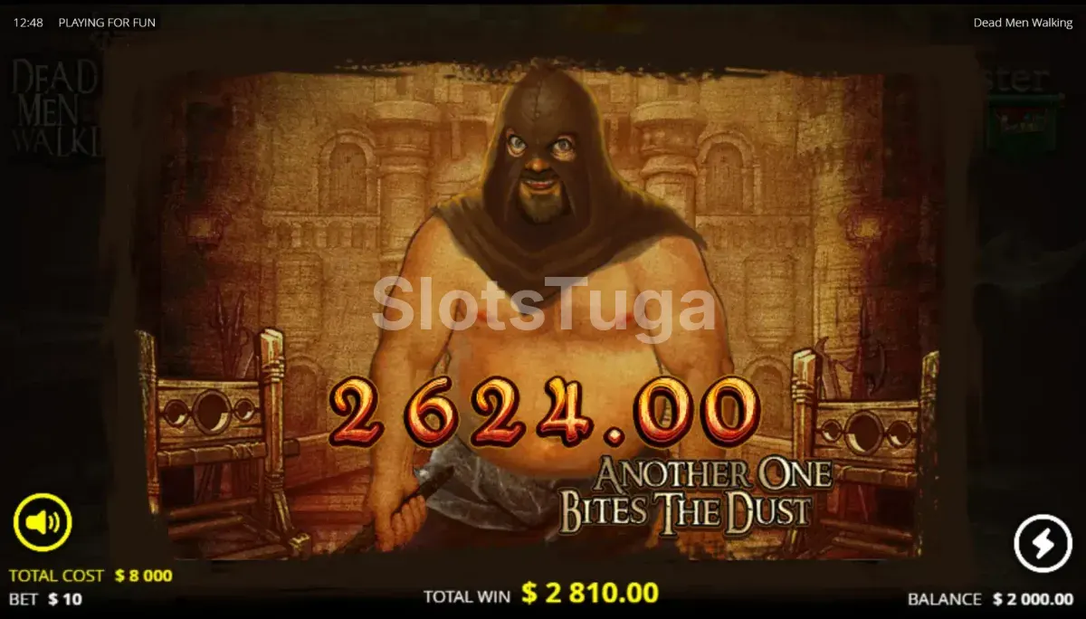 Grande vitória na Dead Men Walking mostrando o potencial máximo da slot