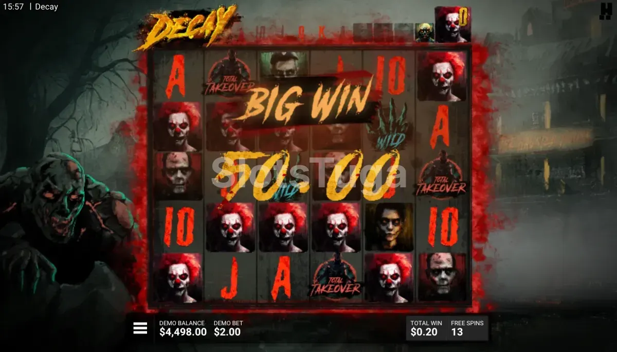 Momento de prémio elevado em Decay