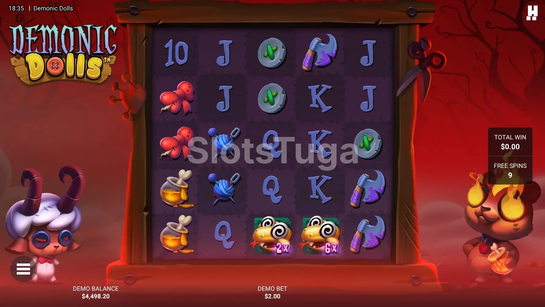 Rondas de jogo grátis em Demonic Dolls