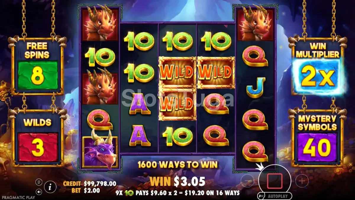Rodadas grátis ativadas na slot Drago Jewels of Fortune com símbolos especiais nos cantos