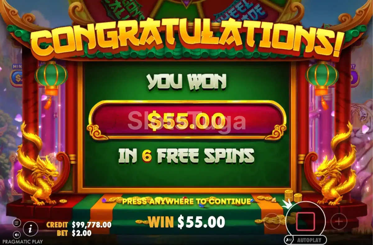 Grande vitória na Dragon Tiger Fortunes com multiplicador máximo