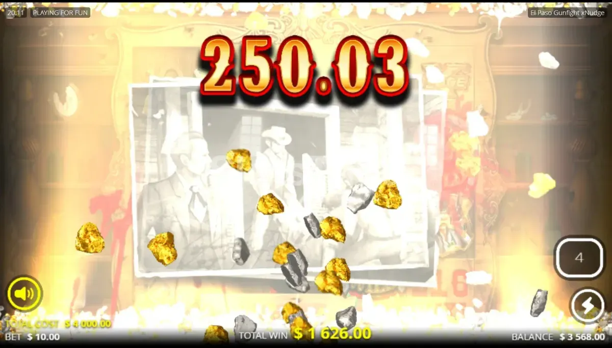 Grande vitória na El Paso Gunfight xNudge com multiplicadores combinados