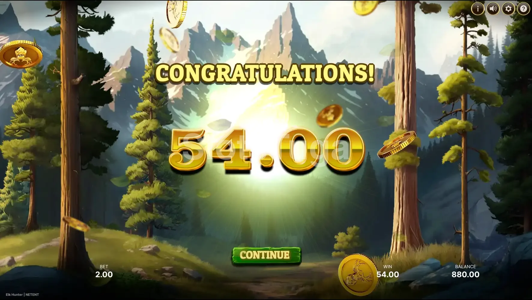 Grande vitória na Elk Hunter com múltiplos Multiplier Wilds ativados