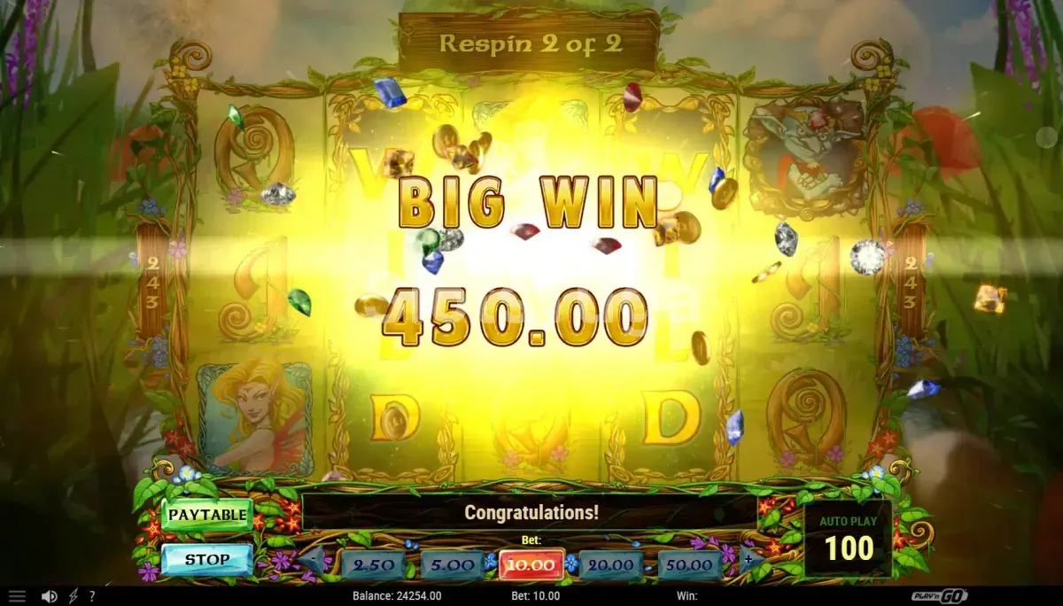 Big win conquistado na slot Enchanted Crystals