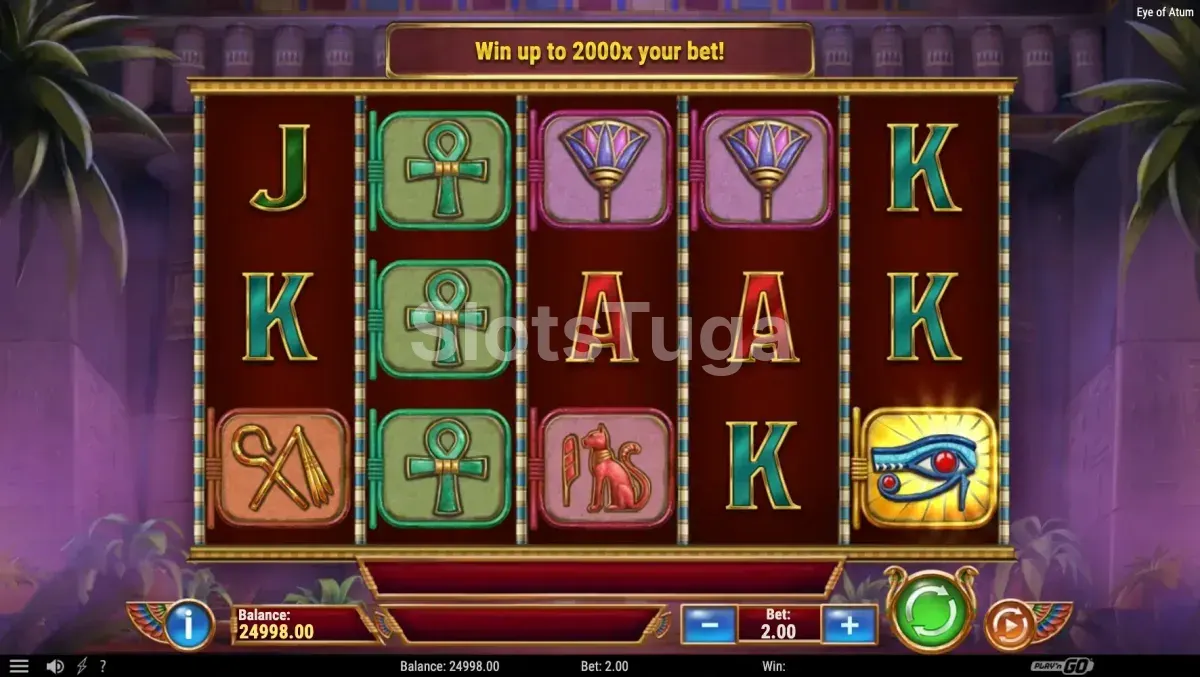 Gameplay base da Eye of Atum em ação