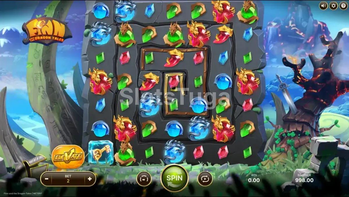 Jogo base do Finn and the Dragon Tales com grade espiral 7x7