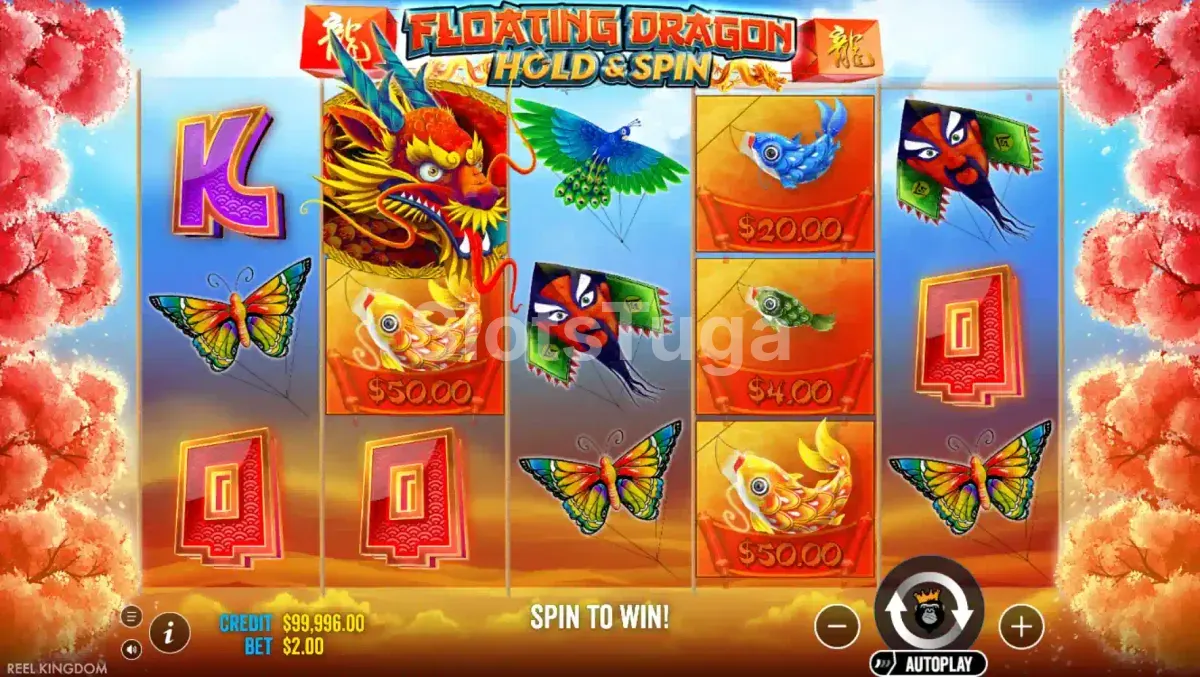 Gameplay da Floating Dragon mostrando os rouleaux em ação