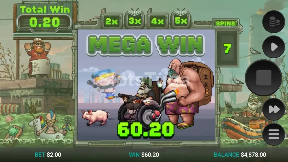 Big Win no Frank's Diner com multiplicadores altos em ação