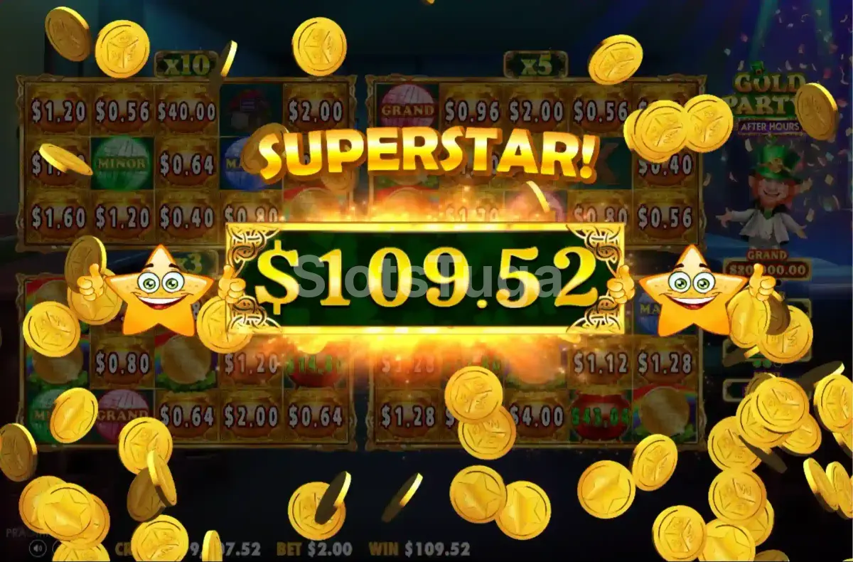 Big win espetacular na slot Gold Party 2 After Hours da Pragmatic Play