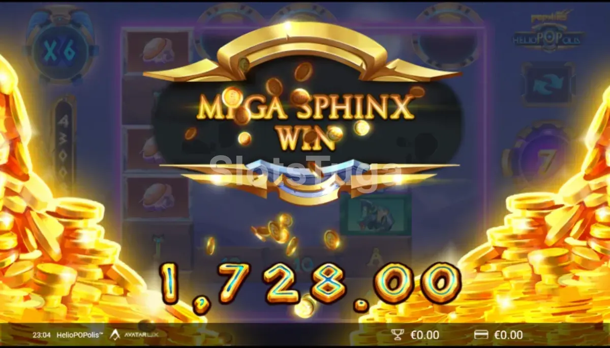 Big Win épico na HelioPOPolis com multiplicador elevado e prêmio alto