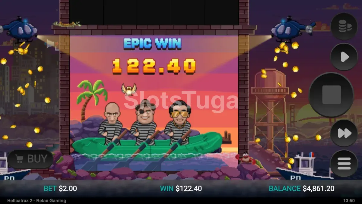 Grande vitória na Hellcatraz 2 Dream Drop com jackpot ativado