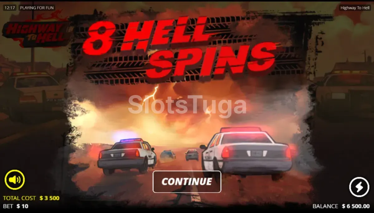 Rodadas grátis em ação na slot Highway to Hell