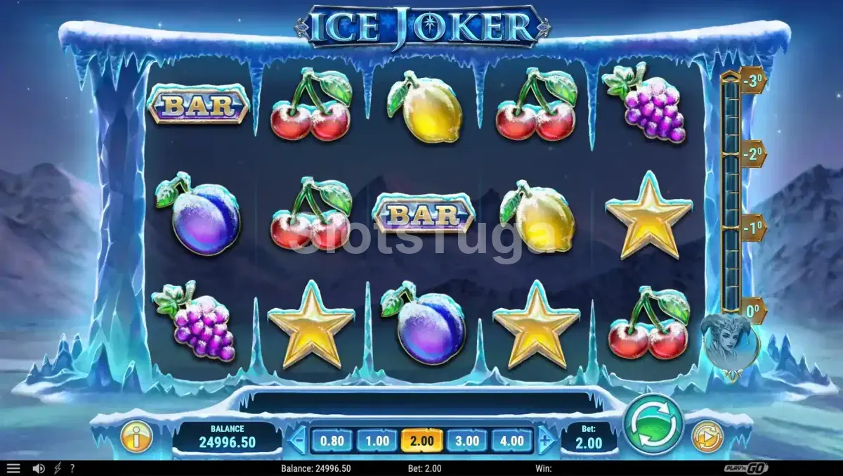 Bônus de giros grátis em ação no slot Ice Joker Play'n GO