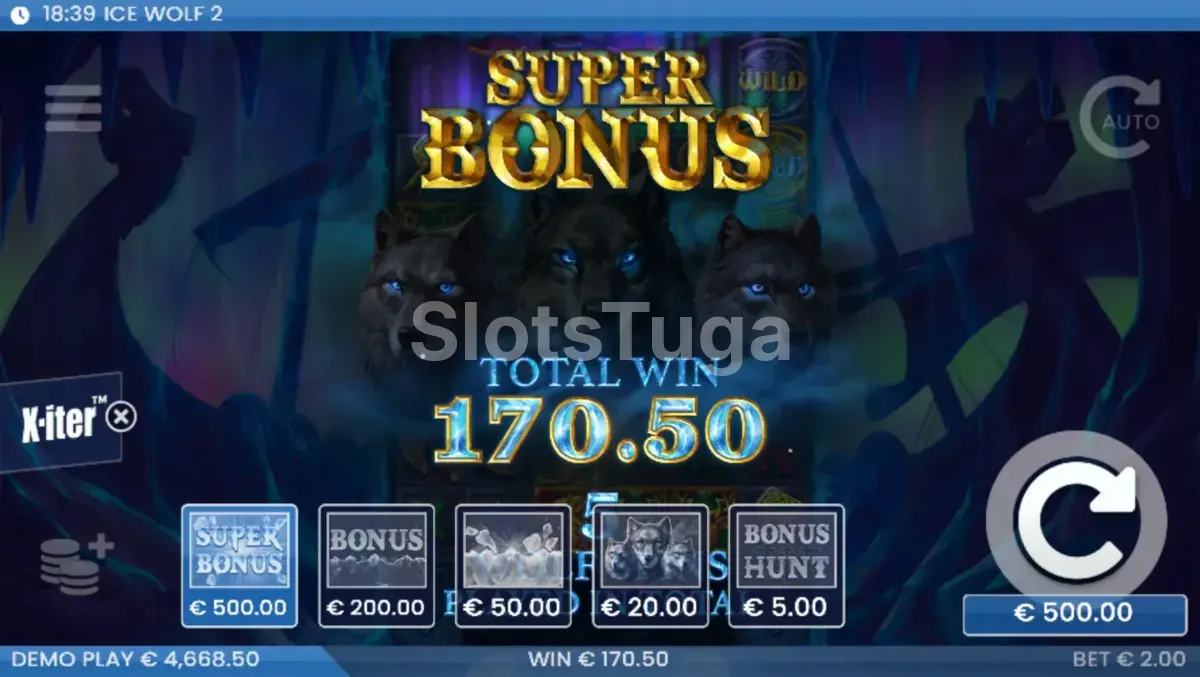 Grande vitória no modo bônus do Ice Wolf 2