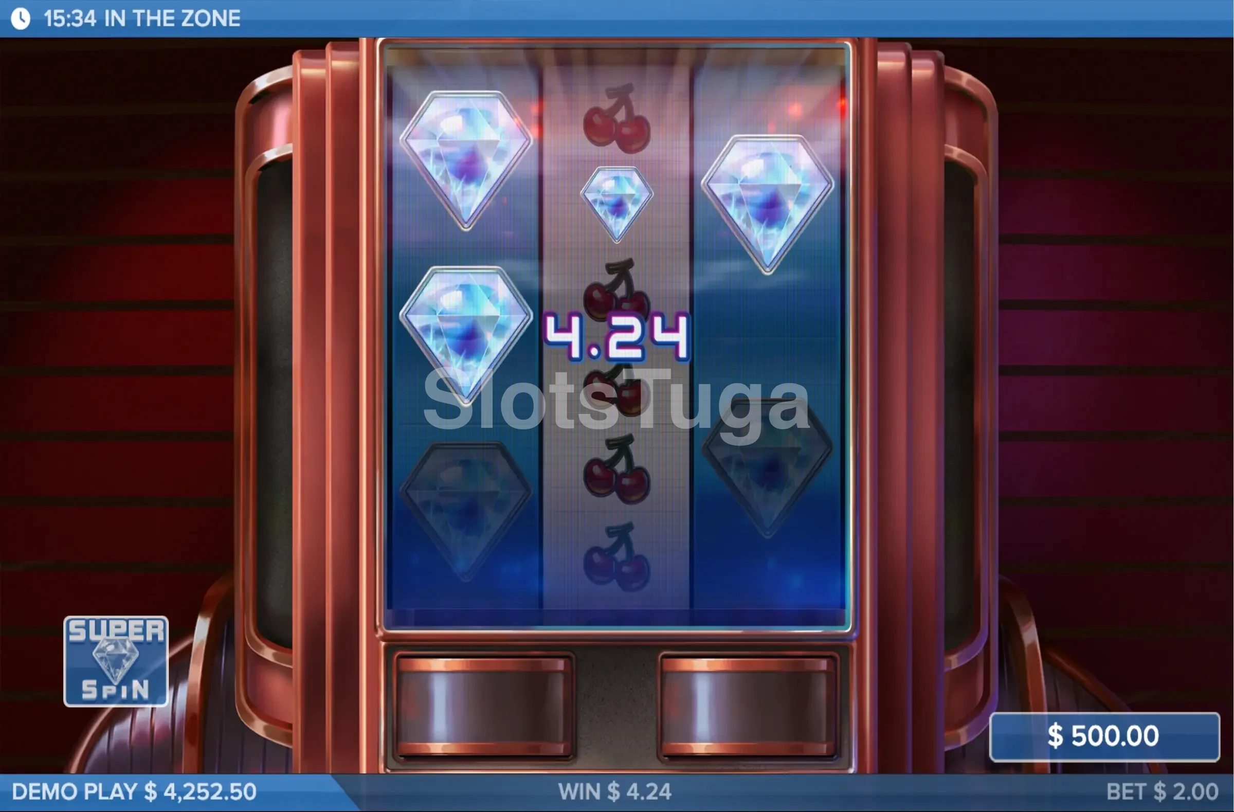 Rodadas grátis ativadas na slot In the Zone com multiplicadores em destaque