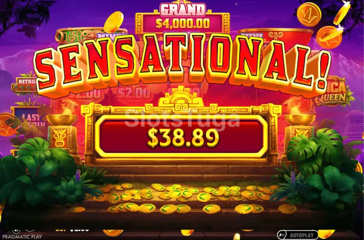 Grande vitória registrada na slot Inca Queen da Pragmatic Play