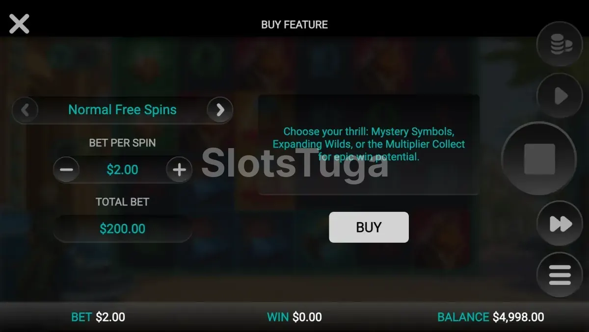 Opção de compra de bônus na slot Iron Bank 2