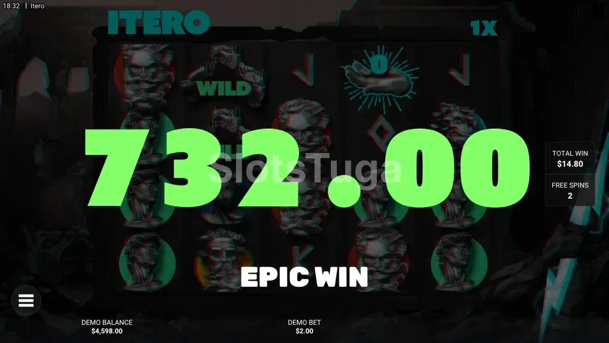Grande vitória na slot Itero da Hacksaw Gaming