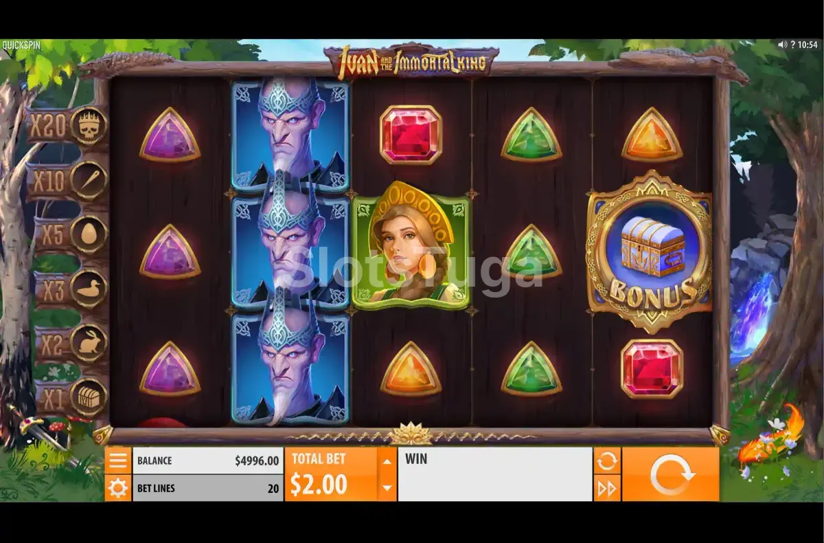 Segunda visão do gameplay em Ivan and the Immortal King mostrando combinações especiais