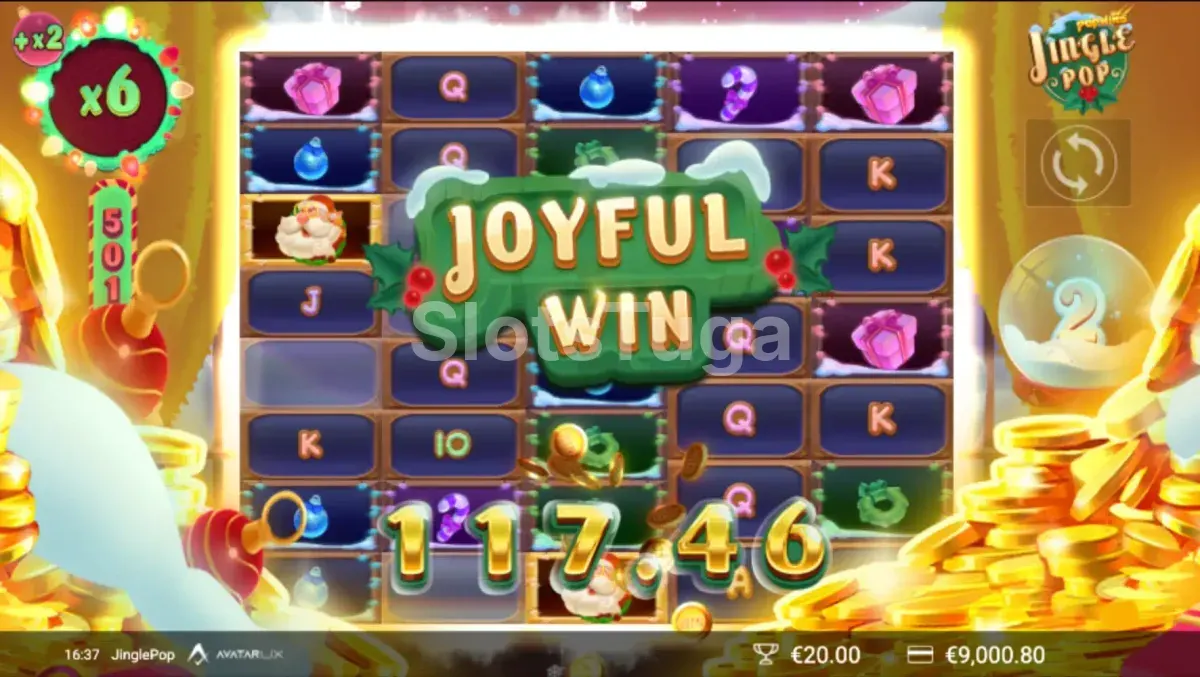 Grande vitória na JinglePop com multiplicador expressivo